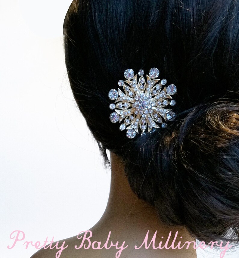 Winter Wedding,christmas hair accessories,Gold hair Comb Art Deco hair comb,snowflake comb,rose gold,modern MID CENTURY SNOWFLAKE christmas