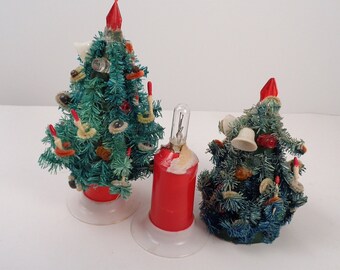 vintage small lighted christmas trees c battery lighted 2 trees 1 with flaws non tested trees - Small Christmas Trees With Lights vintage small lighted christmas trees c battery lighted 2 trees 1 with flaws non tested trees - Small Christmas Trees With Lights