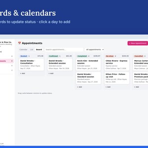 Appointment Booking Template, Salon Client Log & Scheduler, Booking System for Small Business | WorkReviews image 5