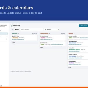 Vendor Tracker & Contract Management Template, Supplier List with Renewal Reminders | WorkReviews image 5