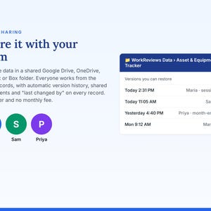 Asset Tracker, Equipment Log, Tool Checkout & Warranties, Offline HTML App image 6
