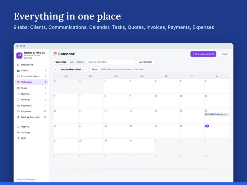 WorkReviews Service Business App, Clients, Scheduling, Invoices, Bookkeeping (Digital Download) image 2