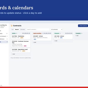 Government Contract Tracker, GovCon Capture and Proposal Pipeline for Federal Contractors | WorkReviews image 5