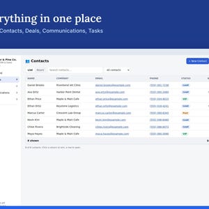 WorkReviews CRM Template, Client Tracker, Sales Pipeline App (Digital Download) image 2