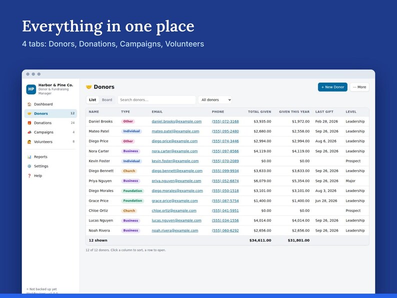 Donor Tracker & Fundraising Manager, Donation Tracker for Nonprofits and Church Giving | WorkReviews image 2
