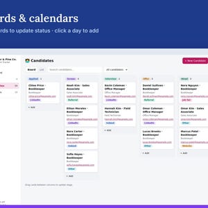 Applicant Tracker Template, Hiring & Recruiting Tracker, Candidate Pipeline and Interview Planner | WorkReviews image 5