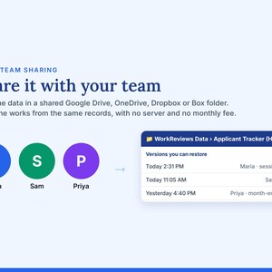 Applicant Tracker Template, Hiring & Recruiting Tracker, Candidate Pipeline and Interview Planner | WorkReviews image 6