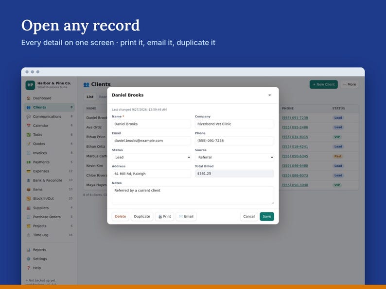 Small Business Management Software Bundle, CRM, Invoices, Inventory, Projects and Bookkeeping | WorkReviews image 3