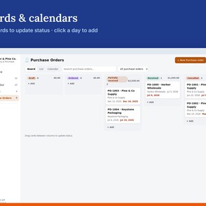 Inventory Tracker, Stock Management & Purchase Orders, Offline HTML App image 5