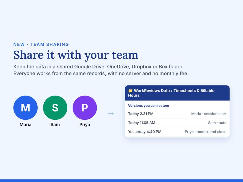 Freelance Timesheet, Billable Hours & Client Invoices, Offline HTML App image 6