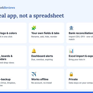 Expense Tracker, Mileage Log & Receipts for Self Employed Taxes, Offline HTML App image 4