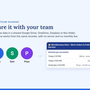 Work Order Template & Job Tracker, Field Service App for Contractors, Cleaning and Handyman Business | WorkReviews image 6