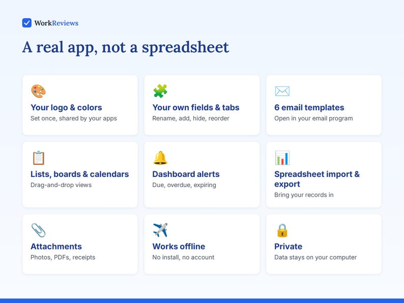 Coaching Client Tracker, Session Notes, Packages & Invoices, Offline HTML App image 4