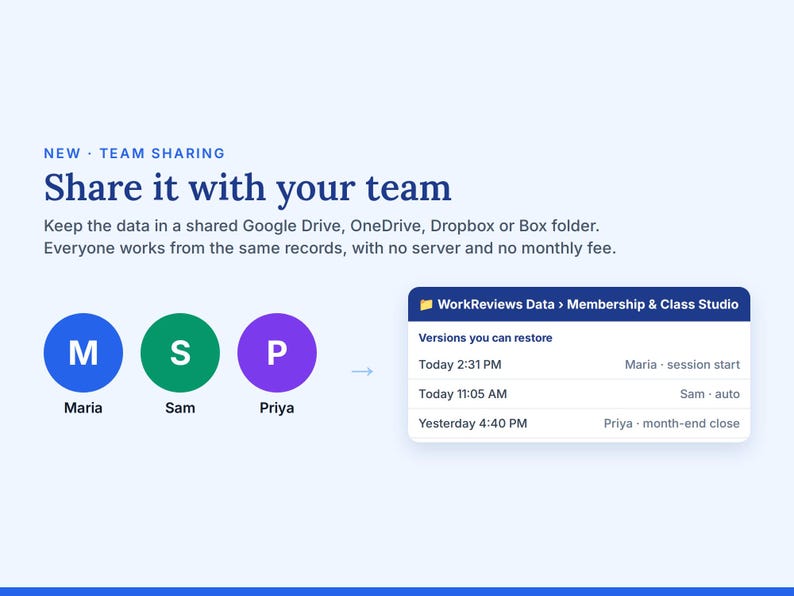 Gym Membership Tracker & Class Schedule, Yoga, Dance and Fitness Studio Member Management | WorkReviews image 6