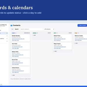 WorkReviews CRM Template, Client Tracker, Sales Pipeline App (Digital Download) image 5