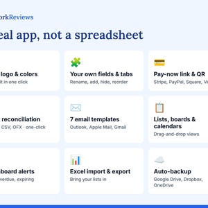 Small Business Management Software Bundle, CRM, Invoices, Inventory, Projects and Bookkeeping | WorkReviews image 4
