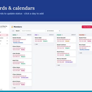 Gym Membership Tracker & Class Schedule, Yoga, Dance and Fitness Studio Member Management | WorkReviews image 5