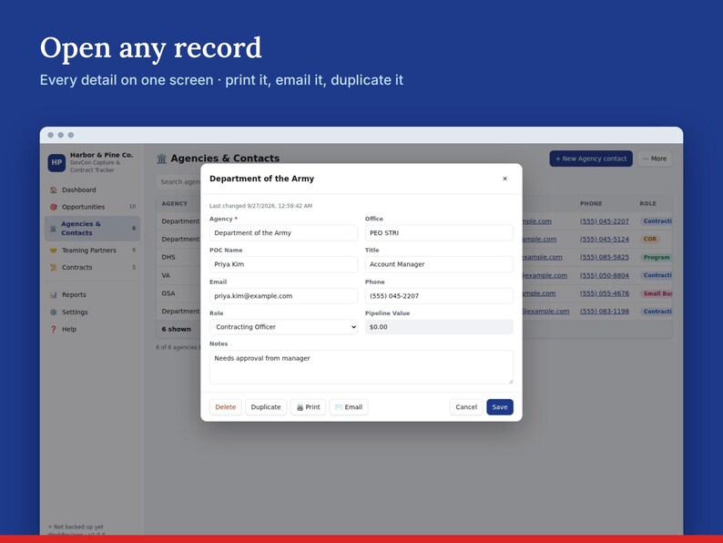 Government Contract Tracker, GovCon Capture and Proposal Pipeline for Federal Contractors | WorkReviews image 3