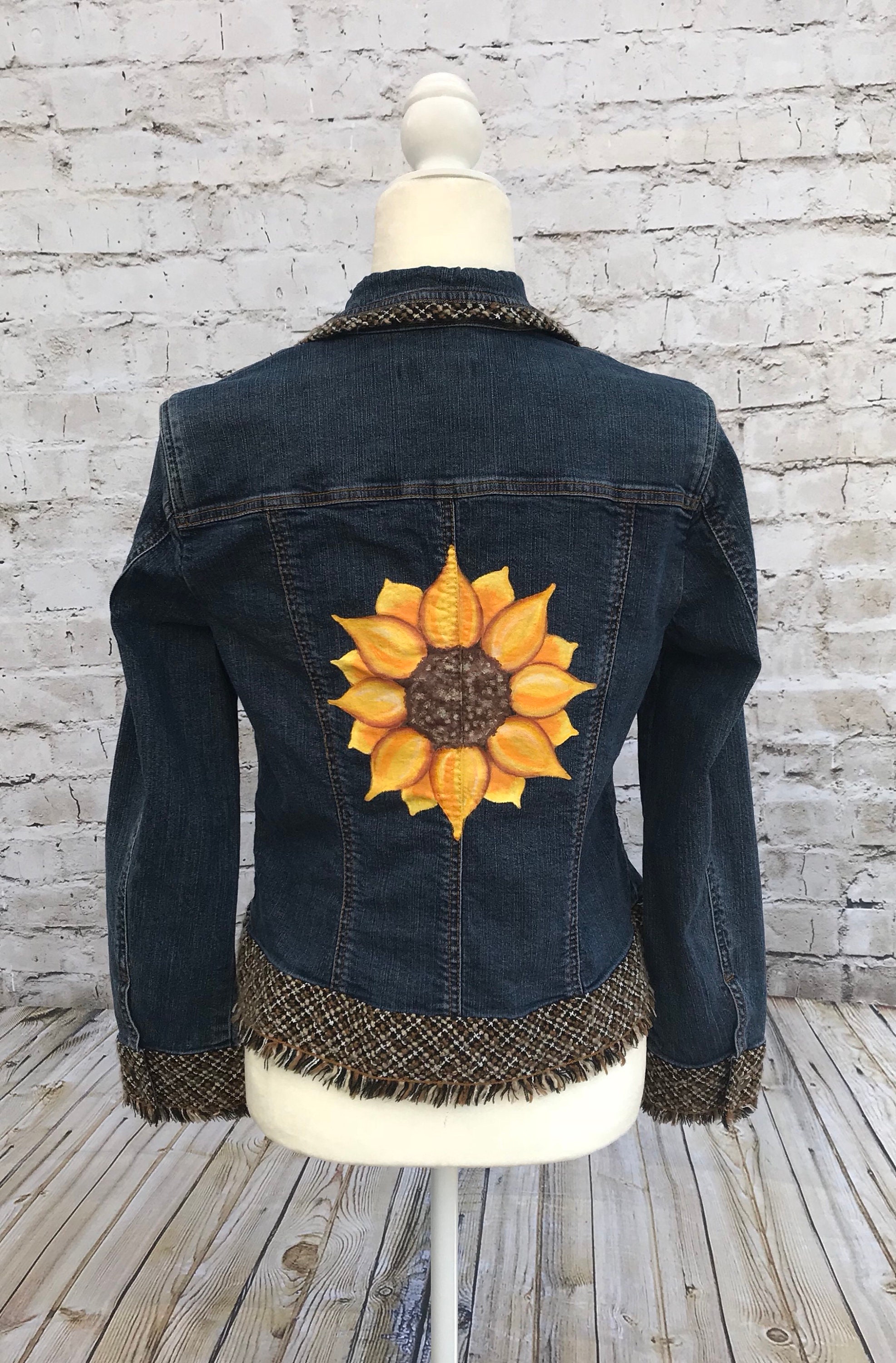 Sunflower Denim Jacket Women's Size 10 