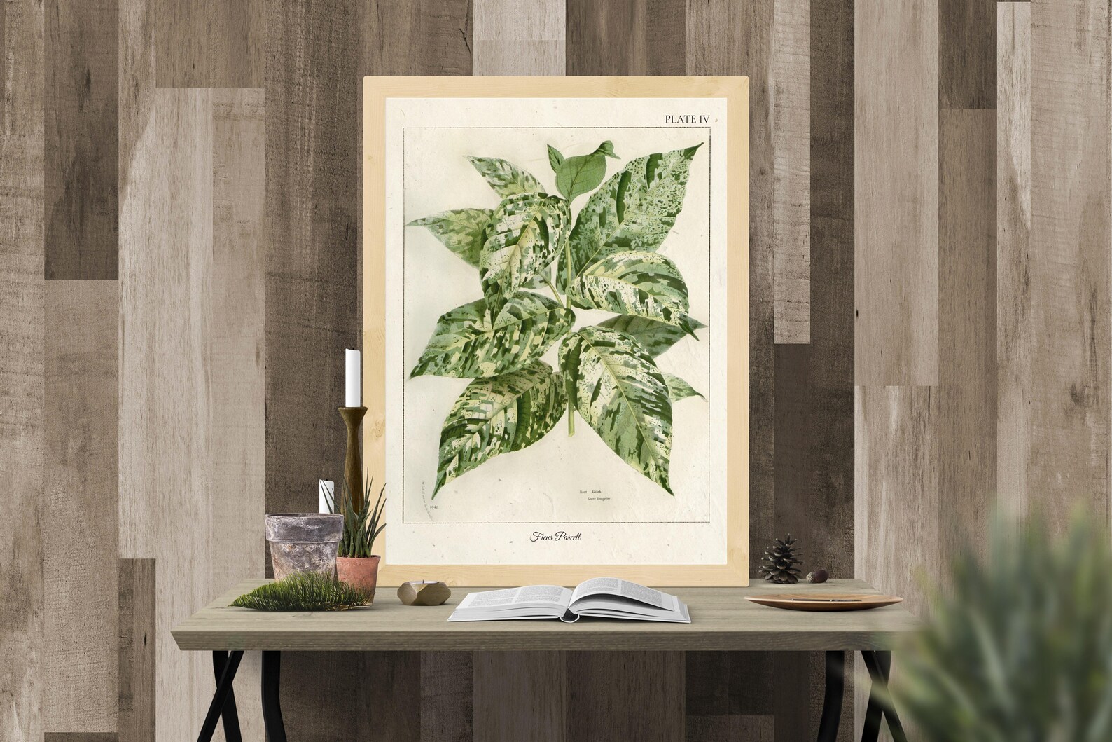Set of 7 Greenery Prints, Greenery Wall Art, Greenery Decor, Green Wall