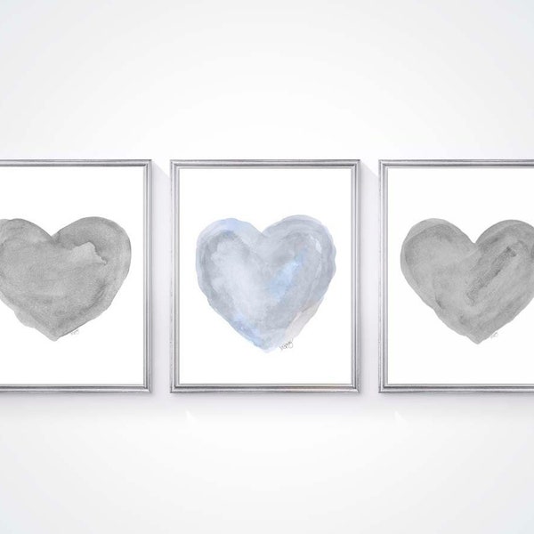 Blue Grey Nursery Etsy