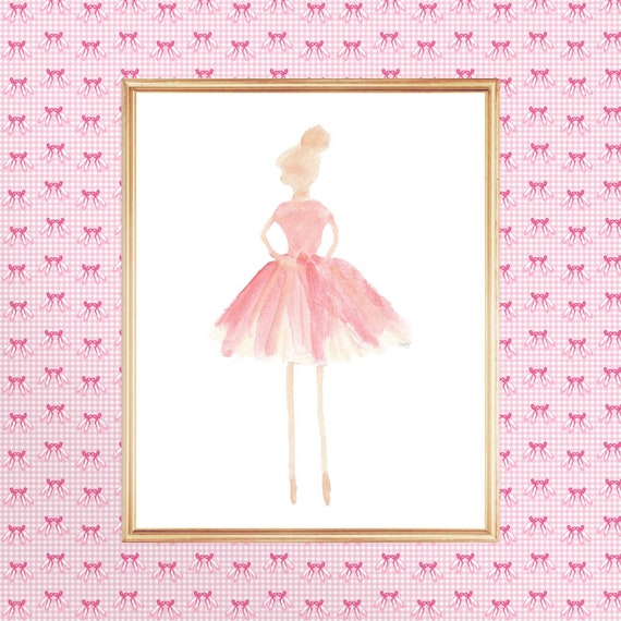 Ballerina Print for Little Girl