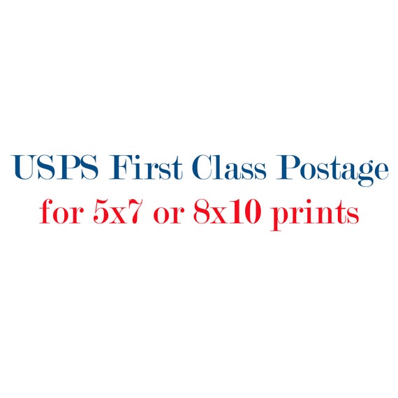 USPS First Class Mail Reship 5x7, 8x10, 11x14