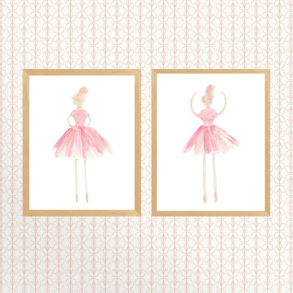 Blush Ballet Prints, Set of 2