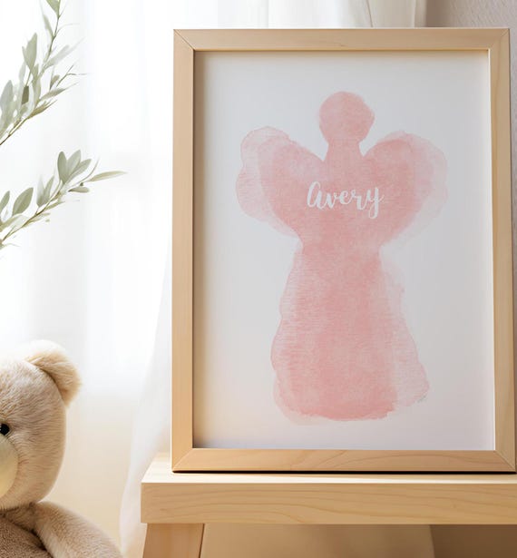 Baby Loss Gift, 5x7, 8x10 Baby Angel Print in 9 colors