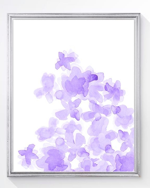 Purple Flower Print 8x10 Print Purple Flowers Purple Floral | Etsy