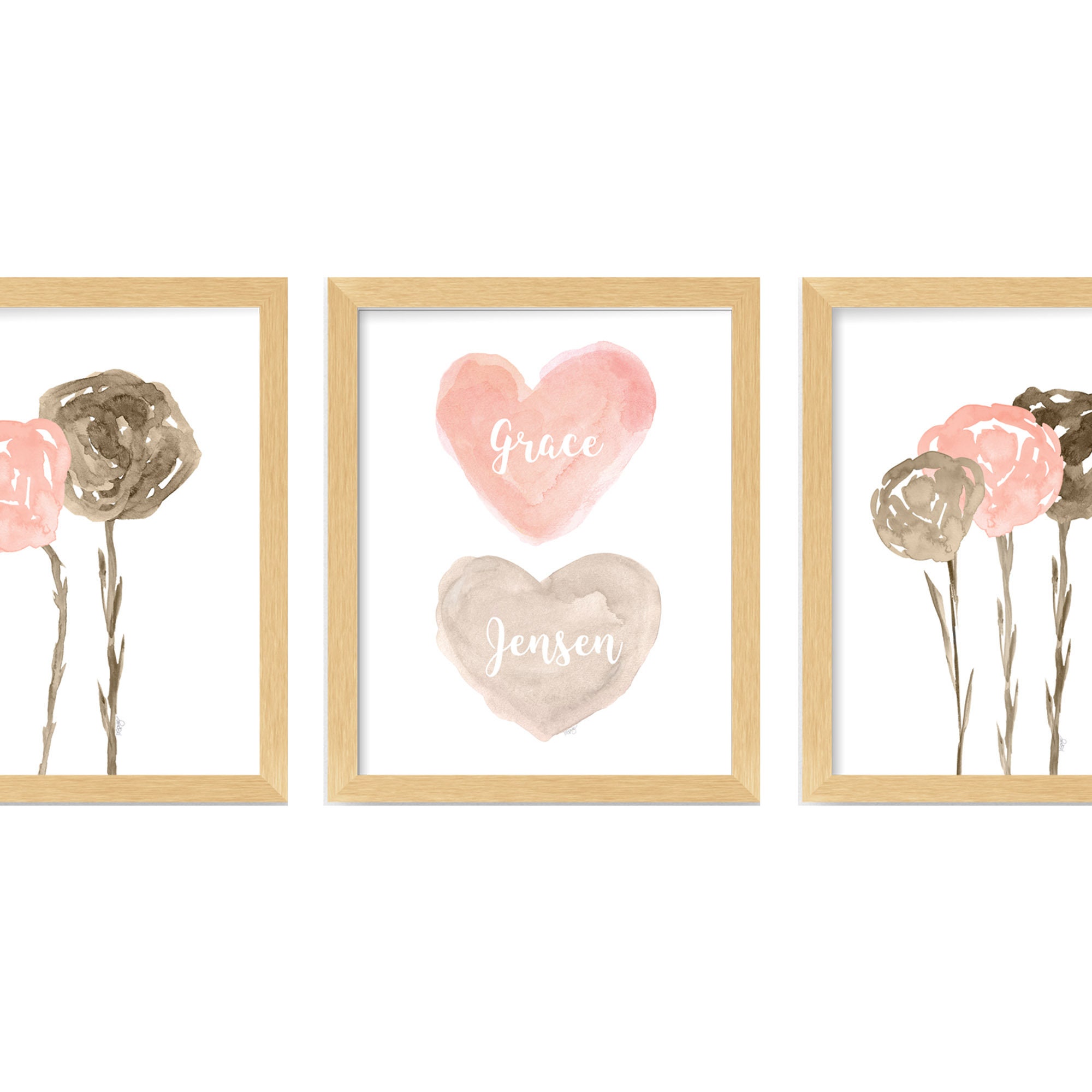 Natural Wall Decor for Girls Bedroom or Bathroom