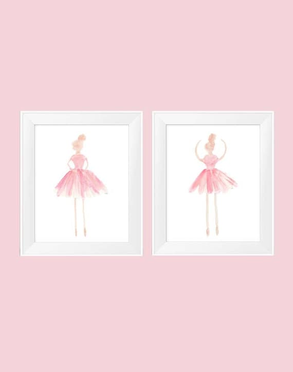 Blush Ballet Prints, Set of 2