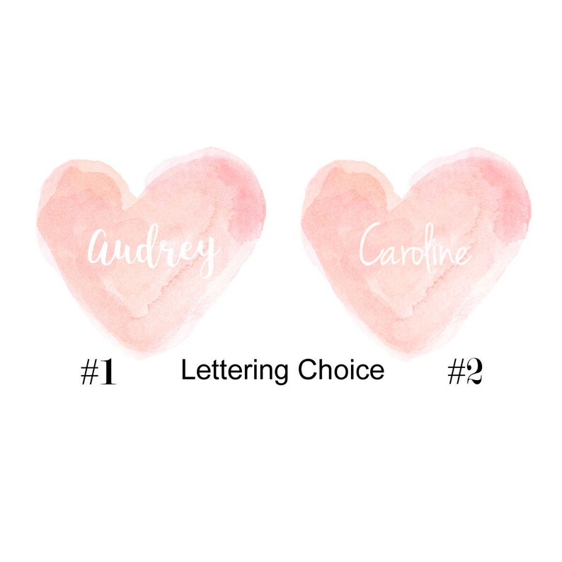 Boy Girl Name Wall Art, Brother Sister Print, Blush and Navy Nursery