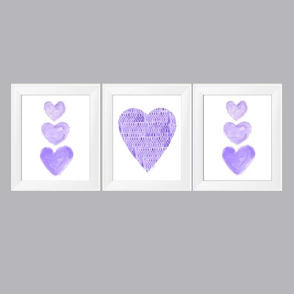Purple Nursery Decor Etsy