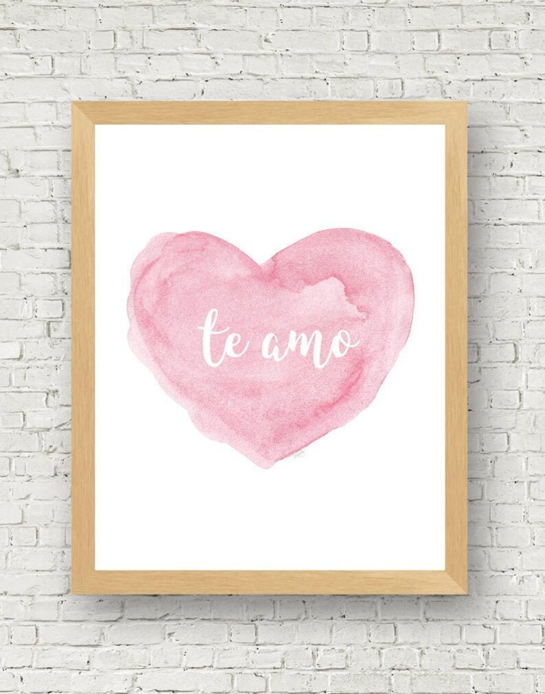 Te Amo Spanish Nursery Art Love Quote Baby Girl Nursery Etsy Te Amo Spanish Nursery Art Love Quote Baby Girl Nursery Etsy