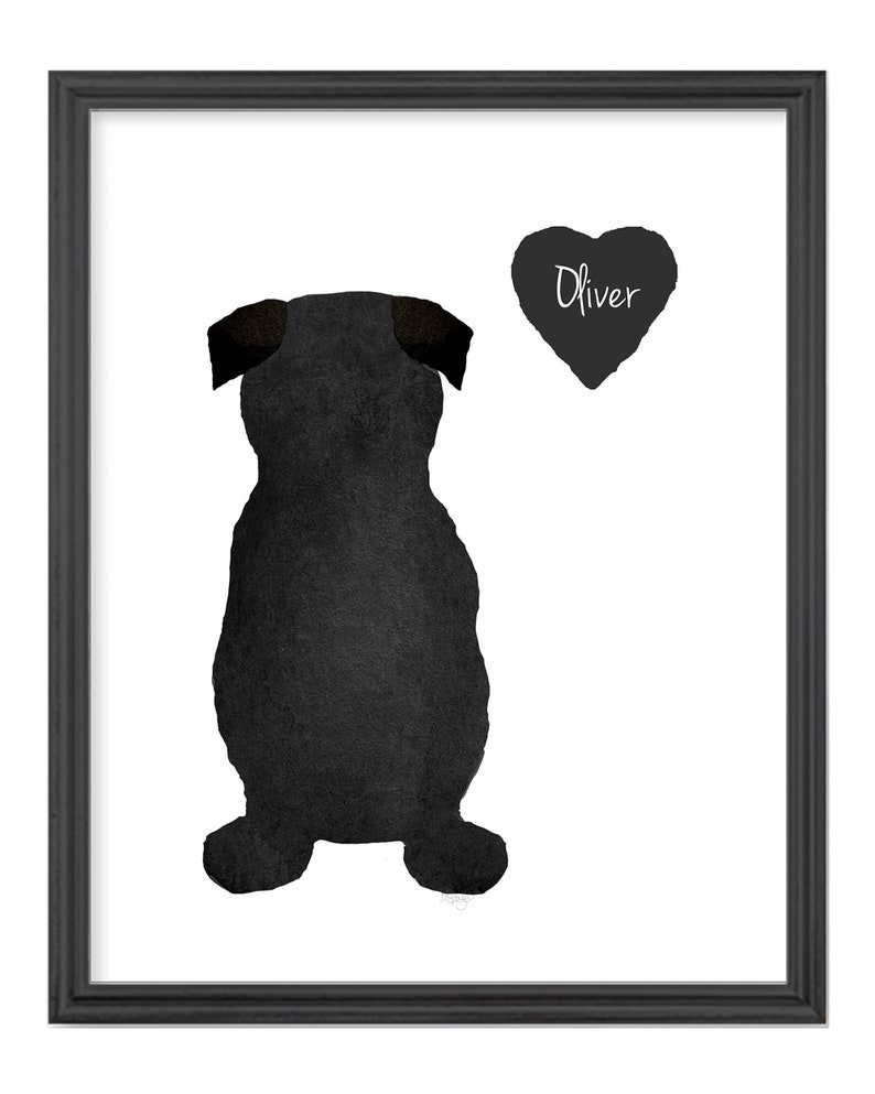 Pug Memorial Pug Sympathy Gift Dog Loss Gift Personalized Etsy