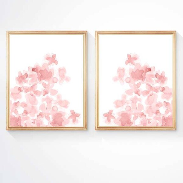 Blush Bathroom Decor Etsy