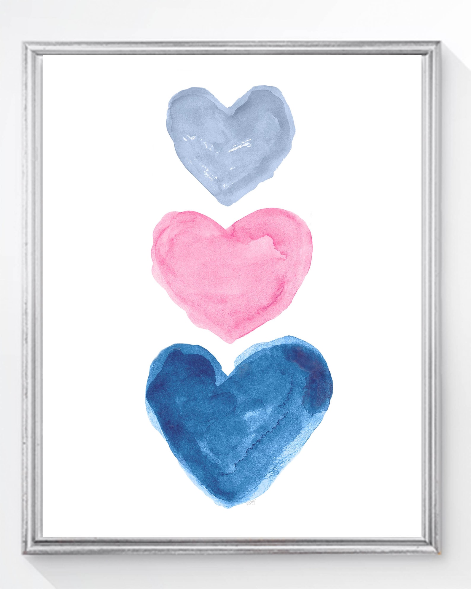 Pale Pink and Navy Girls Decor Pink and Navy Girls Room Etsy