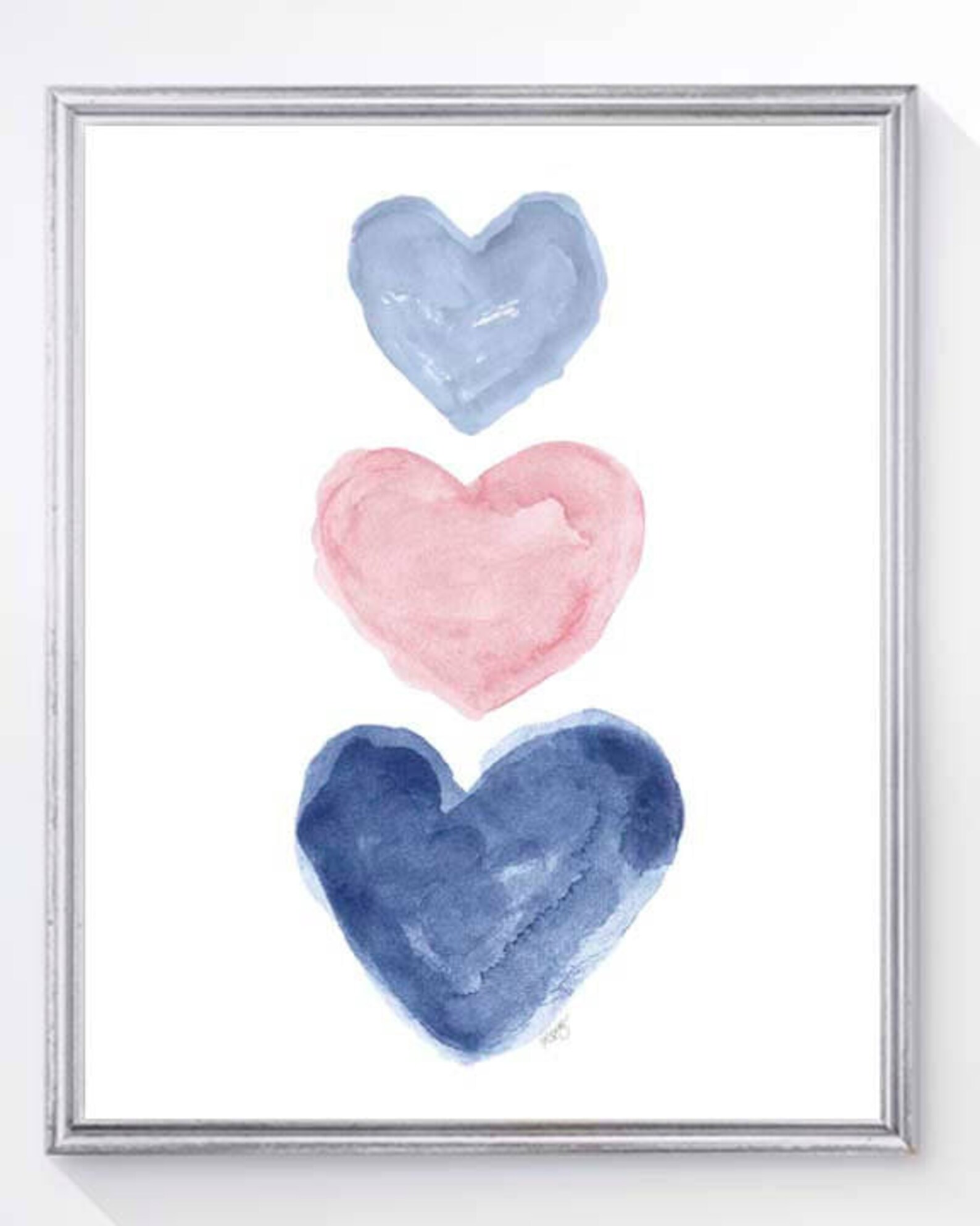 Pink and Navy Wall Decor Pale Pink and Navy Girls Decor Navy Etsy UK