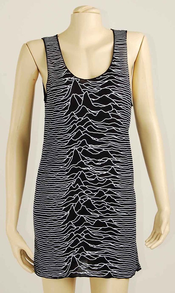 Joy Division Unknown Pleasures WOMEN T-SHIRT Mini Dress Tank | Etsy