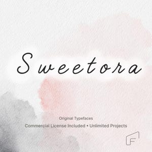 Sweetora Font - Elegant Signature Script Font, Cricut Fonts, Canva Font, Procreate Font, Wedding Font, Calligraphy Font, Minimalist Font