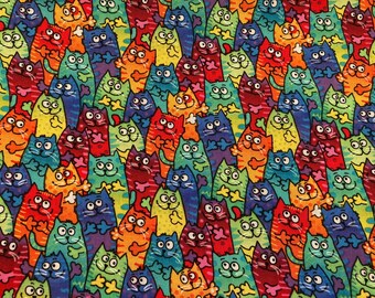 Colorful Cats Handmade Face masks