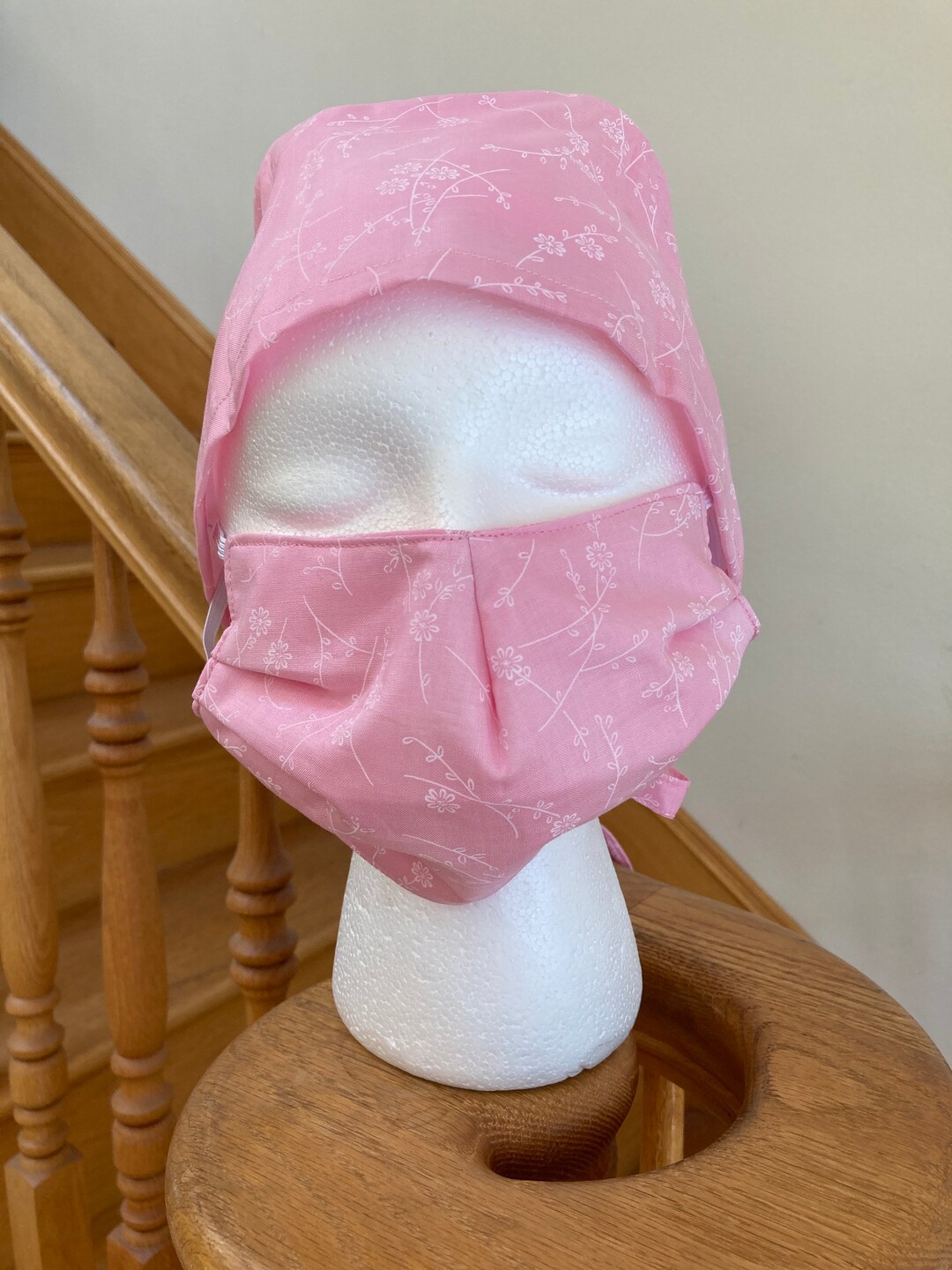 Scrub Cap & Mask Set Etsy