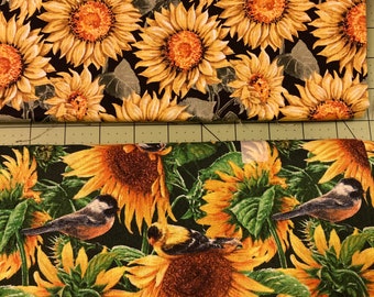 Sunflowers With or without birds Handmade Face masks