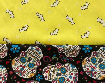 Bats or Sugar Skulls Handmade Face masks