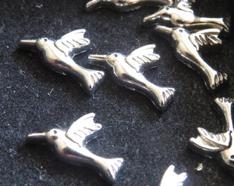 Silver Dove Floating Charm
