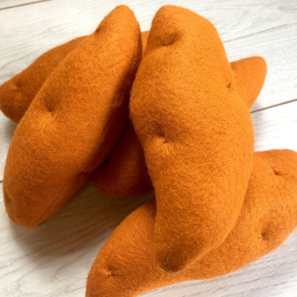 Pretend Play Felt Food Sweet Potatoes - Individual or as a Set