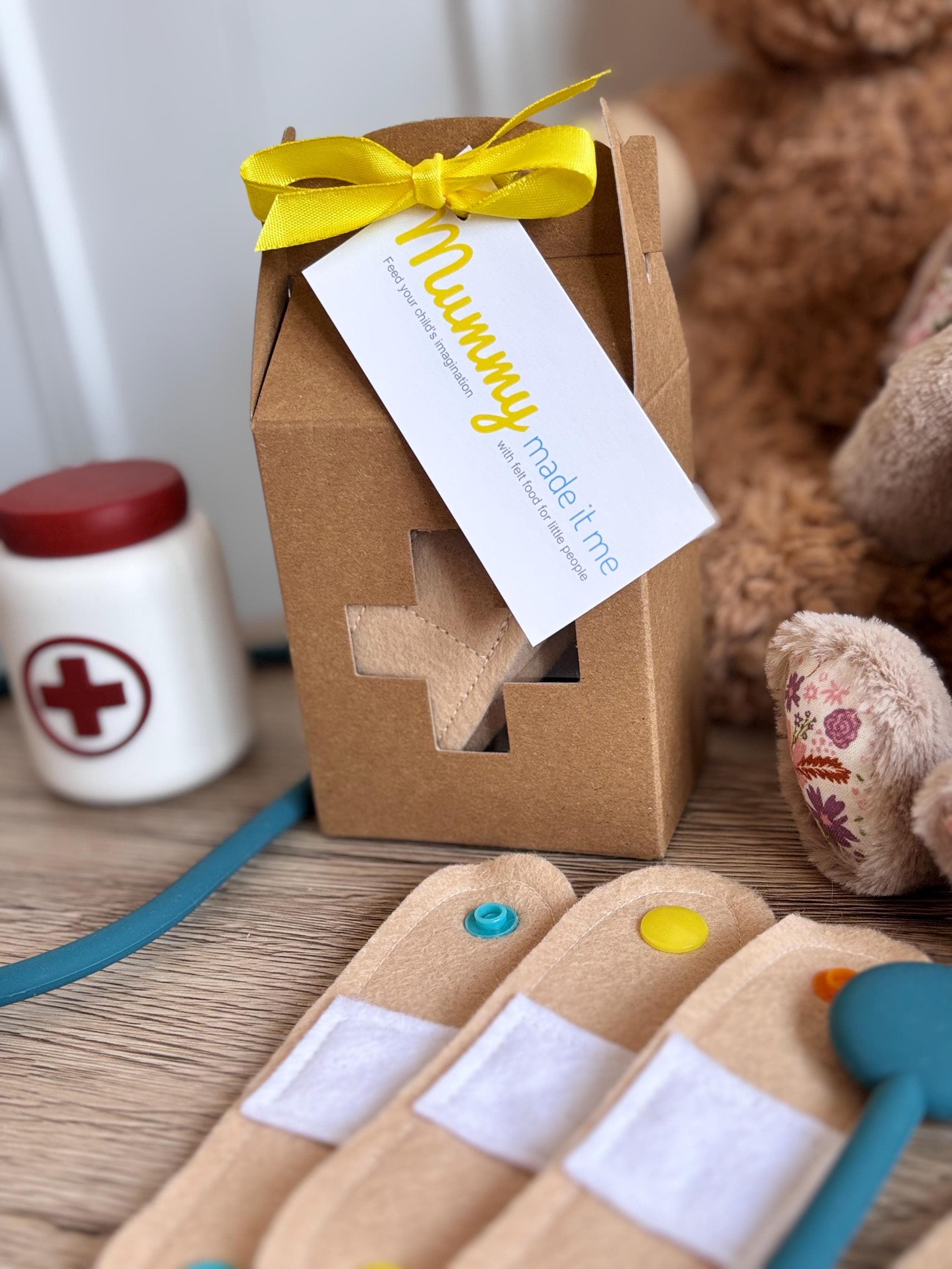 Buy Pretend Play Felt Plasters Band Aids, for Dr Nurse Toy