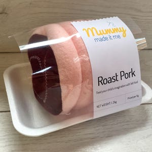 Felt Pretend Play Food Roast Pork