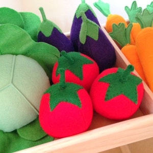 Pretend Play Felt Food Tomato